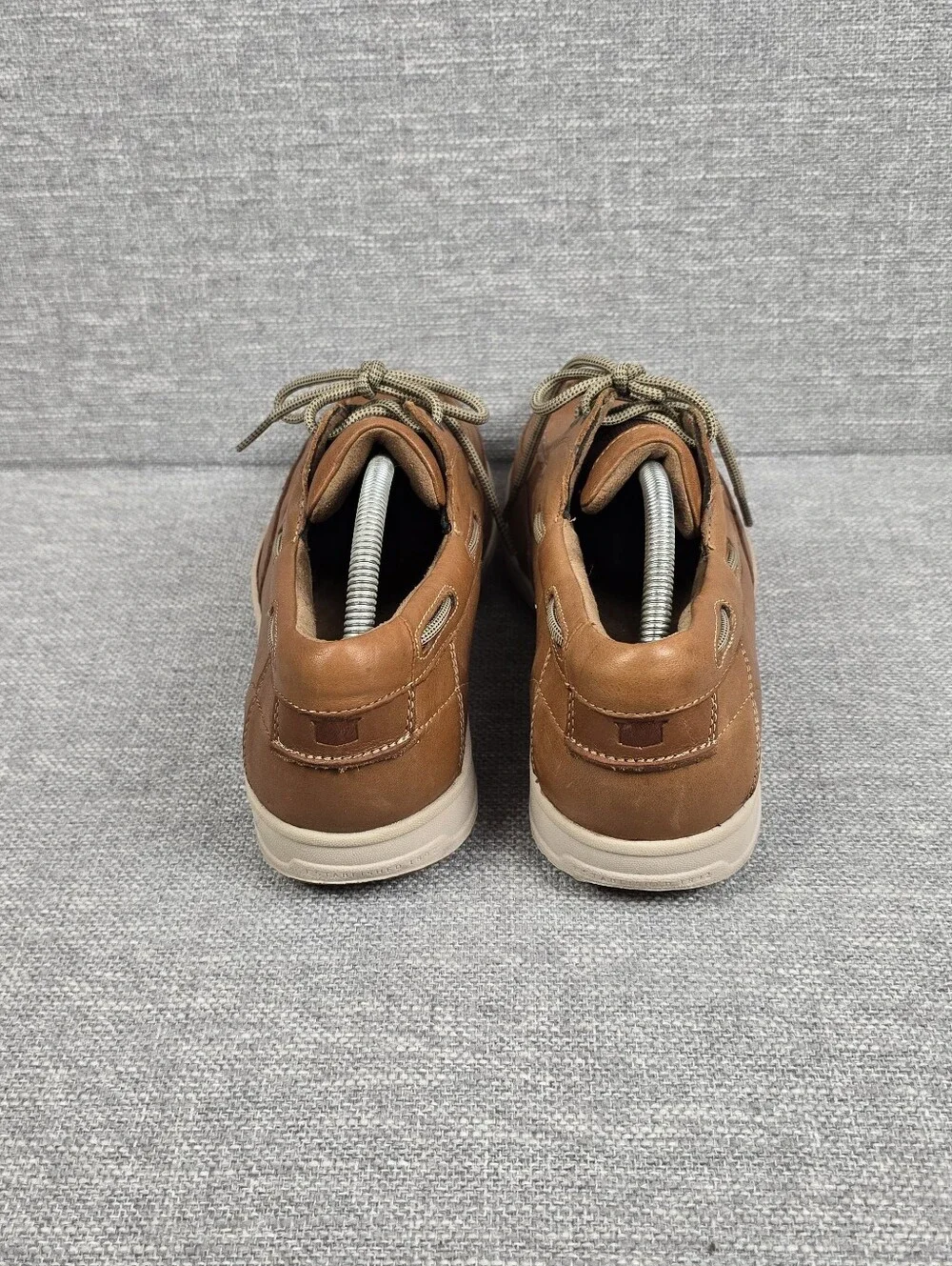 Florsheim Lakeside Moc Toe OX Boat Shoes Saddle Tan Mens Sz 10
